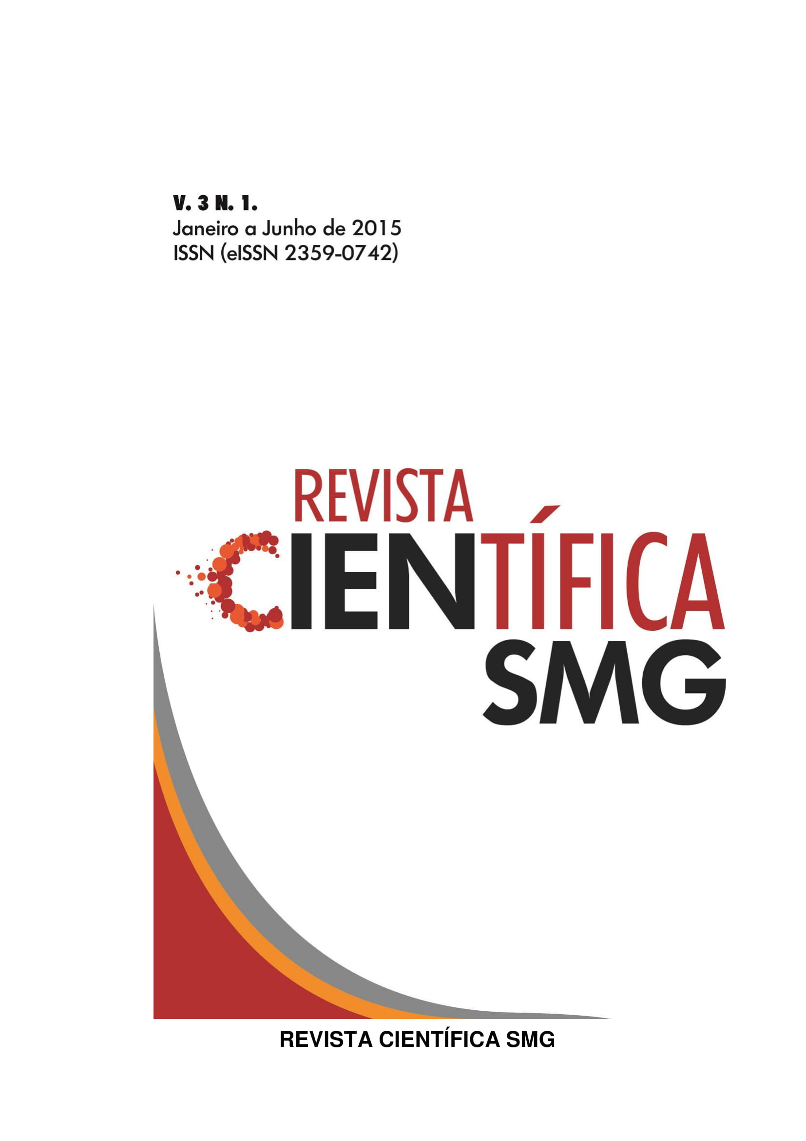 					Visualizar v. 3 n. 1 (2015): REVISTA CIENTÍFICA SMG - JANEIRO A JUNHO 2015
				
